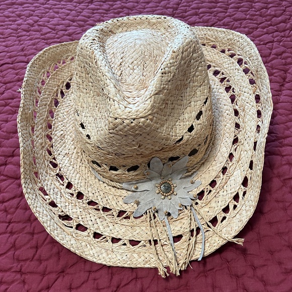 Straw Cowboy Hat - Picture 1 of 7